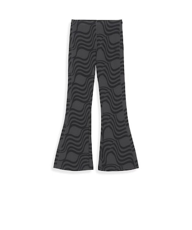 620859　W WINTER RINK T7 PATTERN PANTS　01BLK　669106-0001