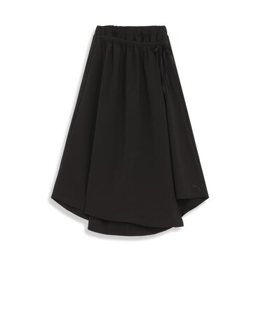 623025 W CLS T7 WVN SKIRT 01BLK 669138-0001