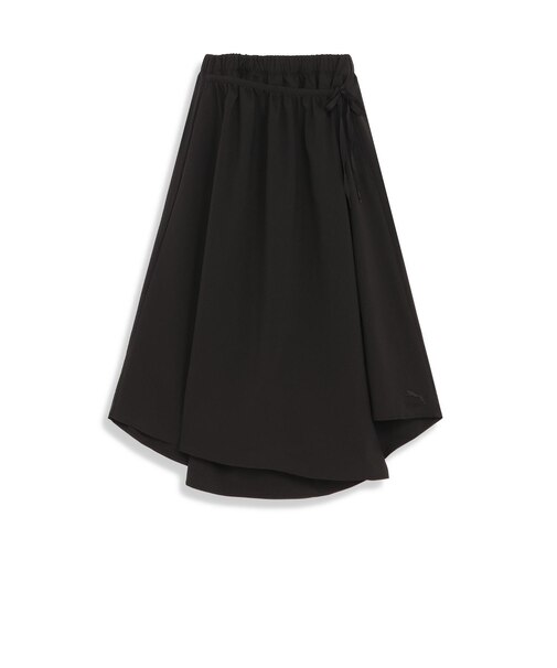 623025 W CLS T7 WVN SKIRT 01BLK 669138-0001