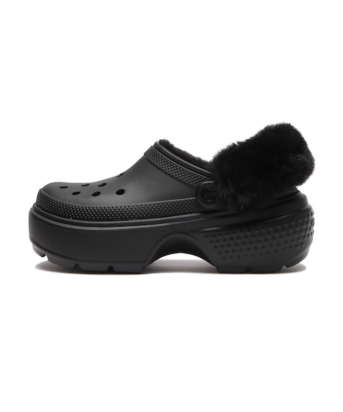 シンプルな黒色ラグビーシューズ 208546-001 STOMP LINED CLOG BLACK 663640-0001|エービーシー