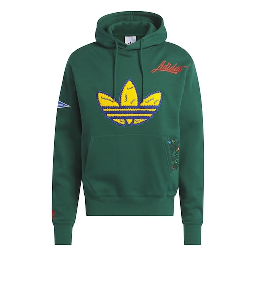 IL2354　M C BADGE HOODIE(COLLEGE)　COLLEGIATEGREE　666092-0001