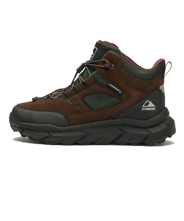 HL30061　HIKE 857 MID WP　CHOCO/GREEN　666632-0004