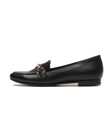 JE-MS1000　FLAT BIT LOAFER　BLACK　659814-0001
