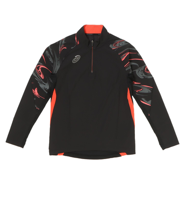 2101A242.002　WINDBARRIER HALFZIP TOP　P BLACK x R SNA　668850-0001