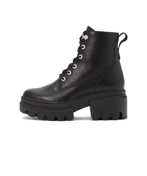 A41S7　W'S EVERLEIGH 6IN LACE UP BOOT　BLK FL GRAIN　670260-0001