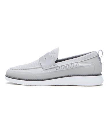 SR07065　KNIT LOAFER　LT.GRAY　665439-0003
