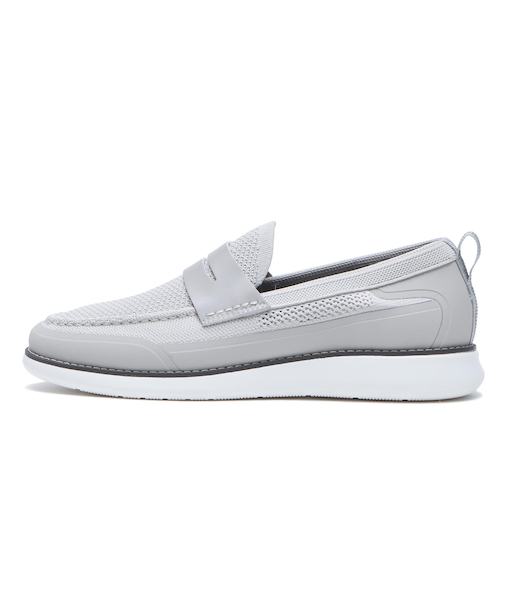 SR07065　KNIT LOAFER　LT.GRAY　665439-0003