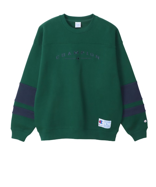 C3-Y009　M CREW NECK SWEAT　DARK GREEN　669198-0001