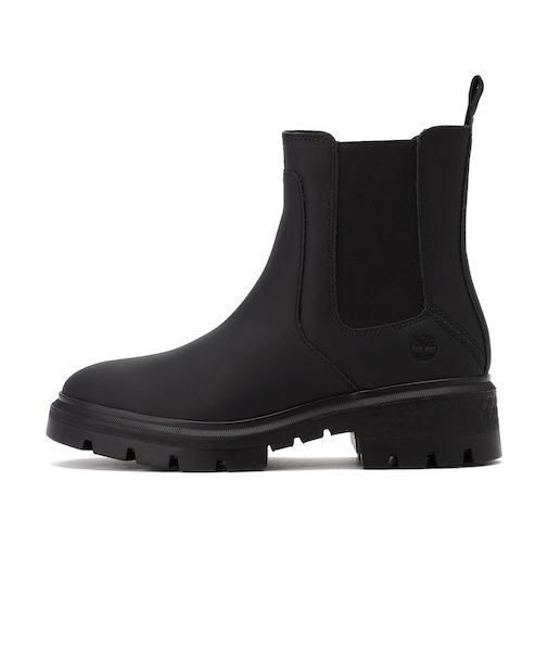 A5ND7　W'S CORTINA VLLY CHELSEA　BLK FL GRAIN　670262-0001