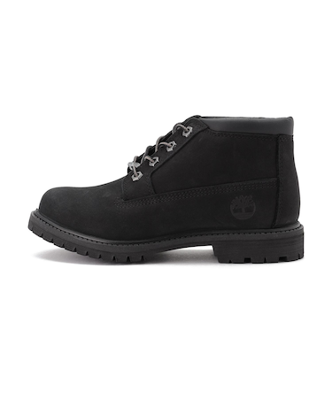 23398　W'S NELLIE CHUKKA DOUBLE　BLACK NUBUCK　670245-0001
