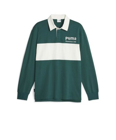 625205　M TEAM RUGBY SHIRT　43MALACHITE　673531-0002