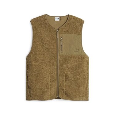 625228　M CLASSICS SHERPA VEST　93CHOCOLATE　673534-0002