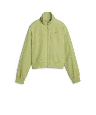 625237　W PAISLEYLUXE T7 TRACK JACKET　53KIWI GREEN　673538-0002