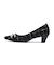JE-5908　PEARLBIT PUMPS5　BLACK　672780-0001