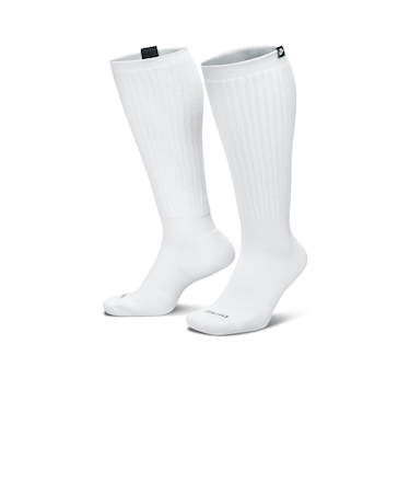 FN7406　U 1P SLOUCH SOCKS　100WHITE/BLACK　667280-0001
