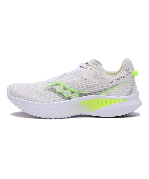 S20823-75　KINVARA 14　WHITE/SLIME　663269-0001
