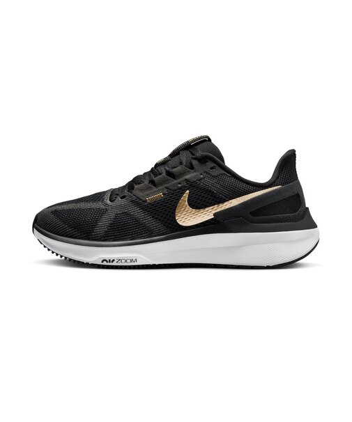 WDJ7884 W AIR ZOOM STRUCTURE 25 003BLACK/MGOLD 668310-0004