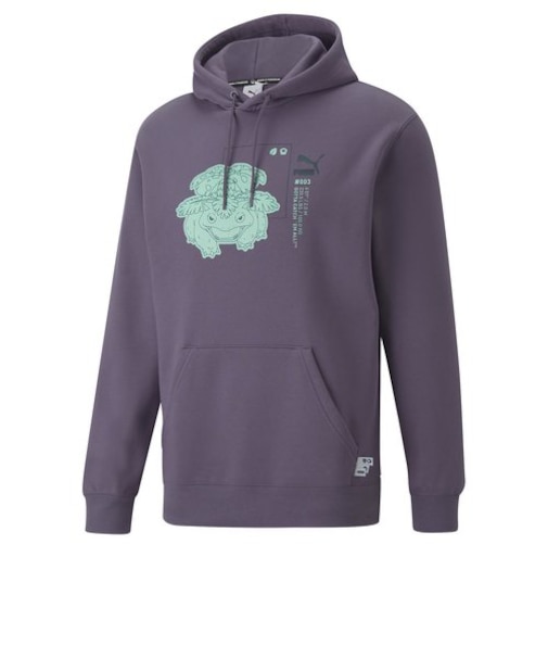 536549　M POKEMON HOODIE FL　61P.CHARCOAL　633624-0003