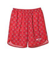 123-051002 GLOW PIPING SHORTS RED 676122-0002
