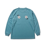 123-050005　GLOW DRYTECH L/S TEE　BLUE　676125-0001