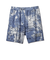 223-035002　PAISLEY TIEDYE 6.5-INCH SHORTS　BLUE　676127-0001