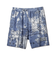 223-035002　PAISLEY TIEDYE 6.5-INCH SHORTS　BLUE　676127-0001