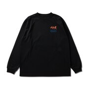223-005005　AEROSTEAMPHOTO L/S DRYTECH TEE　BLACK　676137-0001