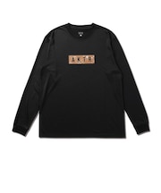 223-013005　SPLASH BOX LOGO L/S SPORTS TEE　BLACK　676145-0001