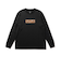 223-013005　SPLASH BOX LOGO L/S SPORTS TEE　BLACK　676145-0001