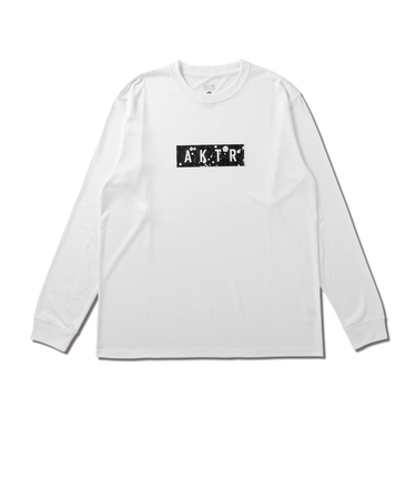 223-013005　SPLASH BOX LOGO L/S SPORTS TEE　WHITE　676145-0002