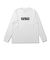 223-013005　SPLASH BOX LOGO L/S SPORTS TEE　WHITE　676145-0002