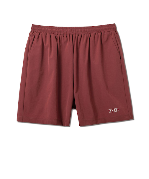 223-014002　SHORT WIDE PANTS　BURGUNDY　676146-0001