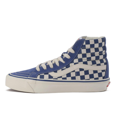 VN000CTBMBL　SK8-HI REISSUE 38　CHECK M.BLUE　673607-0001