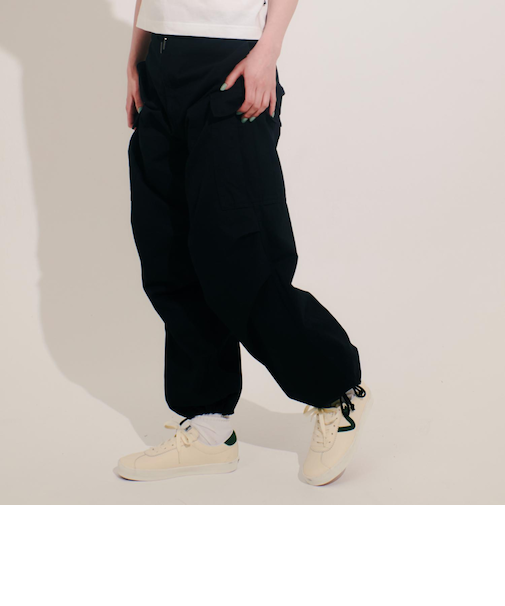 124R3140300　W WIND OVER PANTS　BLACK　673591-0001