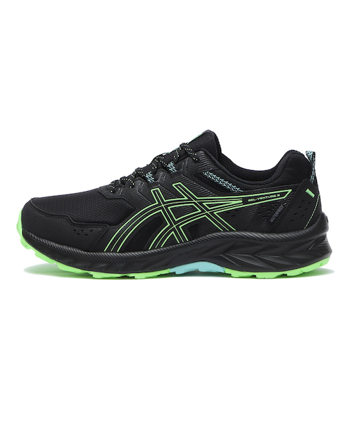 1011B705.002　GEL-VENTURE 9 WATERPROOF　BLACK/GREEN　676265-0001