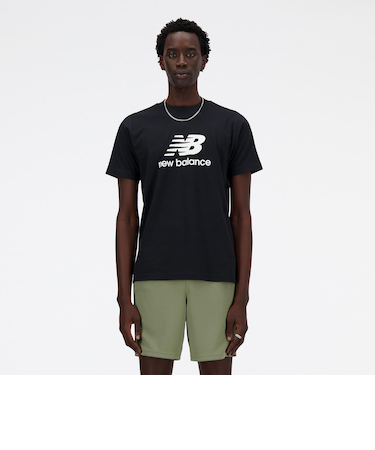 MT41502BK　M NB Stacked Logo Tｼｬﾂ　BK　677032-0001