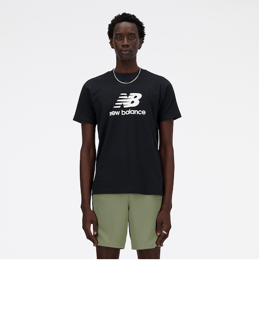MT41502BK　M NB Stacked Logo Tｼｬﾂ　BK　677032-0001