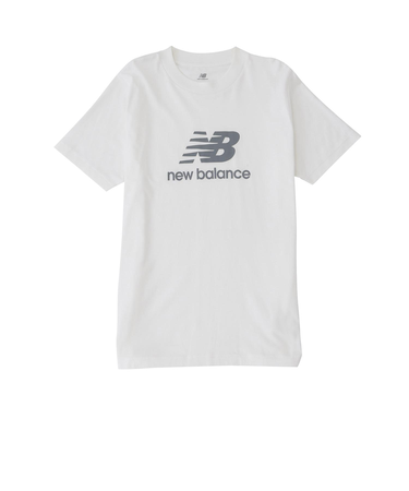 MT41502WT　M NB Stacked Logo Tｼｬﾂ　WT　677034-0001