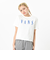 124R3011100　W Didot Logo TEE　OFF　673595-0001