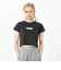 124R3010600　W POP LOGO TEE　BLACK　673597-0002