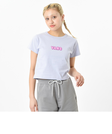 124R3010600　W POP LOGO TEE　LAVENDOR　673597-0003