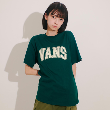 124R1011100　M COLLEGE LOGO SSTEE　GREEN　673704-0003