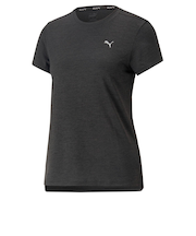 523693　W RUN FAVORITE HEATHER SS TEE　01BLK HEATHER　676626-0001