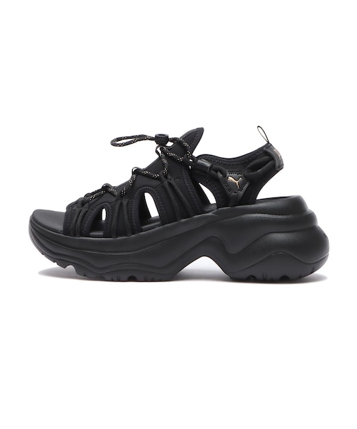 399022 CILIA WEDGE SANDAL *03BLACK 675973-0003