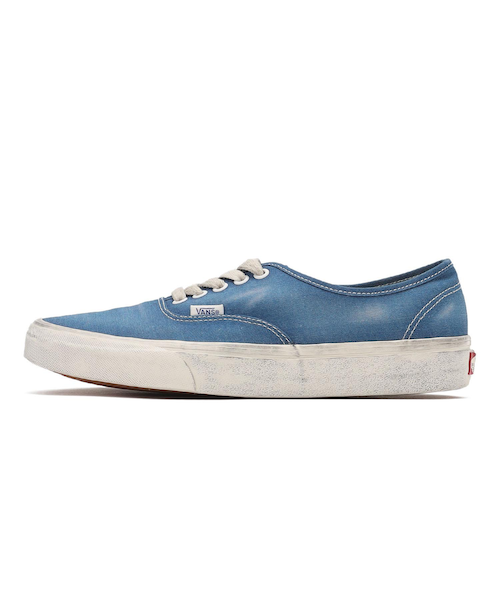 スニーカー ^VANS^ Authentic Wave Washed Blue VN000BW5CJE1 VANS Authentic WAVE WASHED BLUE OG 2024 MEN'S SNEAKERS