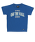 124R5010300　K COLLEGE LOGO BOYS SS TEE　BLUE　673711-0001