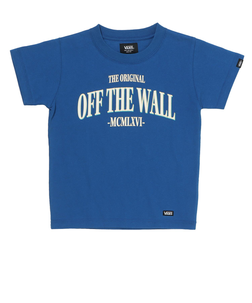 124R5010300　K COLLEGE LOGO BOYS SS TEE　BLUE　673711-0001