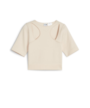 627875　W DARE TO MUTED MOTION TEE　68S.ALMOND　679037-0001