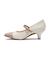 JE-MS54　BICOLOR PUMPS5　IVORY　681345-0002