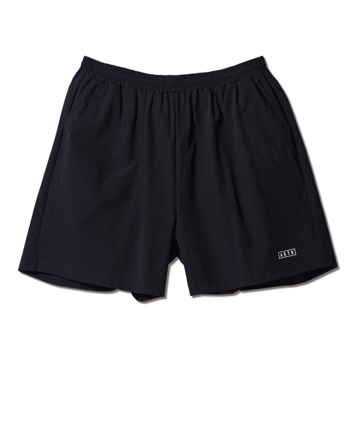 523-015005　BASIC SHORT WIDE PANTS　BLACK　681631-0001